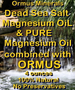Ormus Minerals -Combined Dead Sea Sa;t <agnesium Oil and Pure Magnesium Oil Ormus Minerals -Combined Dead Sea Sa;t <agnesium Oil and Pure Magnesium Oil